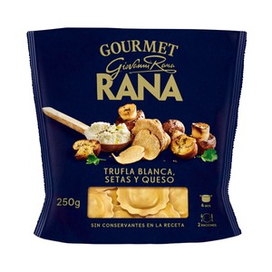 Imagen de RANA Gourmet Soles de pasta fresca al huevo, rellenos de trufa blanca, setas y queso 250 g.