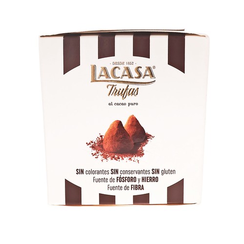 LACASA Trufas al cacao puro lacasa 85 g.