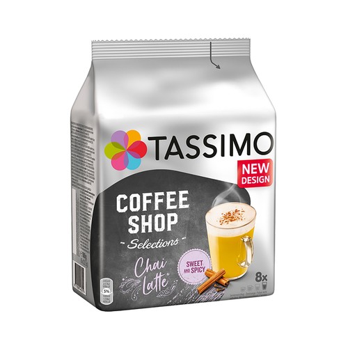 TASSIMO CHAI LATTE en cápsulas Té con sabor a especias Indias 8 uds.188 g.
