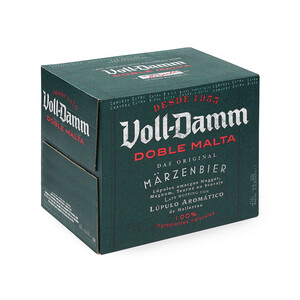 VOLL-DAMM Cerveza doble malta VOLL DAMM pack de 12 botellines de 25 cl.