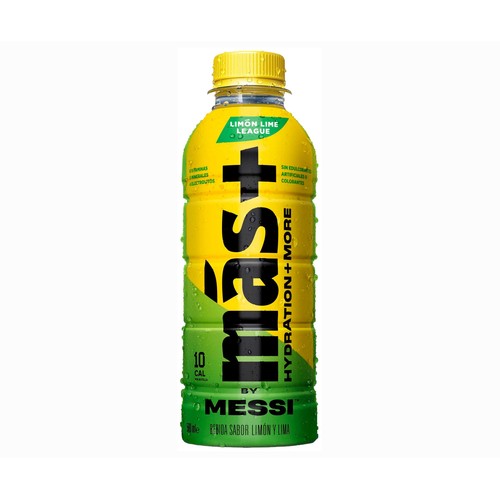 DAMM Bebida deportivas más+ Messi limón lima 500 ml.
