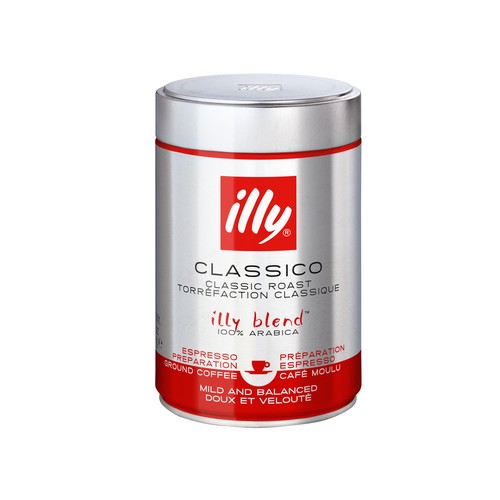 Café molido Espresso de tueste medio ILLY 250 g.