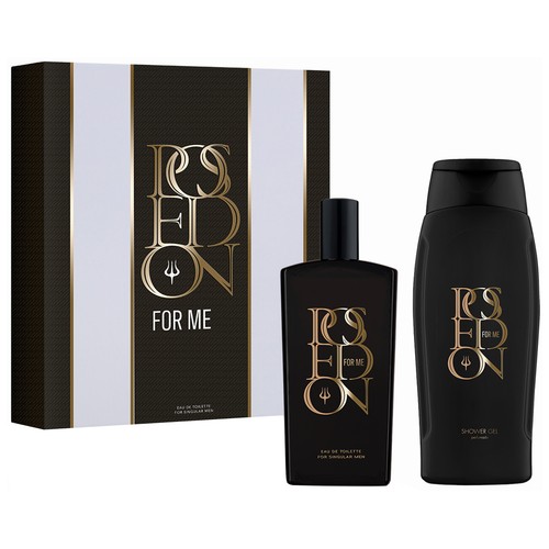 POSEIDON For me Estuche para hombre con colonia y gel.