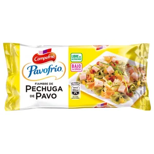 CAMPOFRÍO Pavofrío Fiambre de pechuga de pavo 340 g.