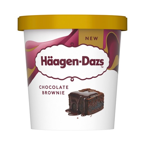 HÄAGEN-DAZS Tarrina de helado de chocolate con trocitos de brownie 420 ml.