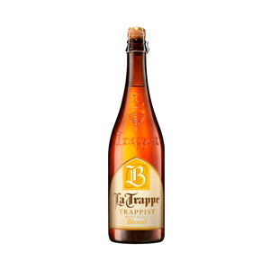 Imagen de LA TRAPPE Cerveza trapense holandesa blond botella 75 cl.