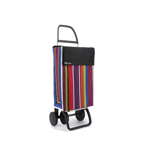 Carro de compra con 4 ruedas y cuerpo de aluminio, 43 litros, ROLSER. Modelos surtidos, 1 unidad Carro de compra con 4 ruedas y cuerpo de aluminio, 43 litros, ROLSER. Modelos surtidos, 1 unidad