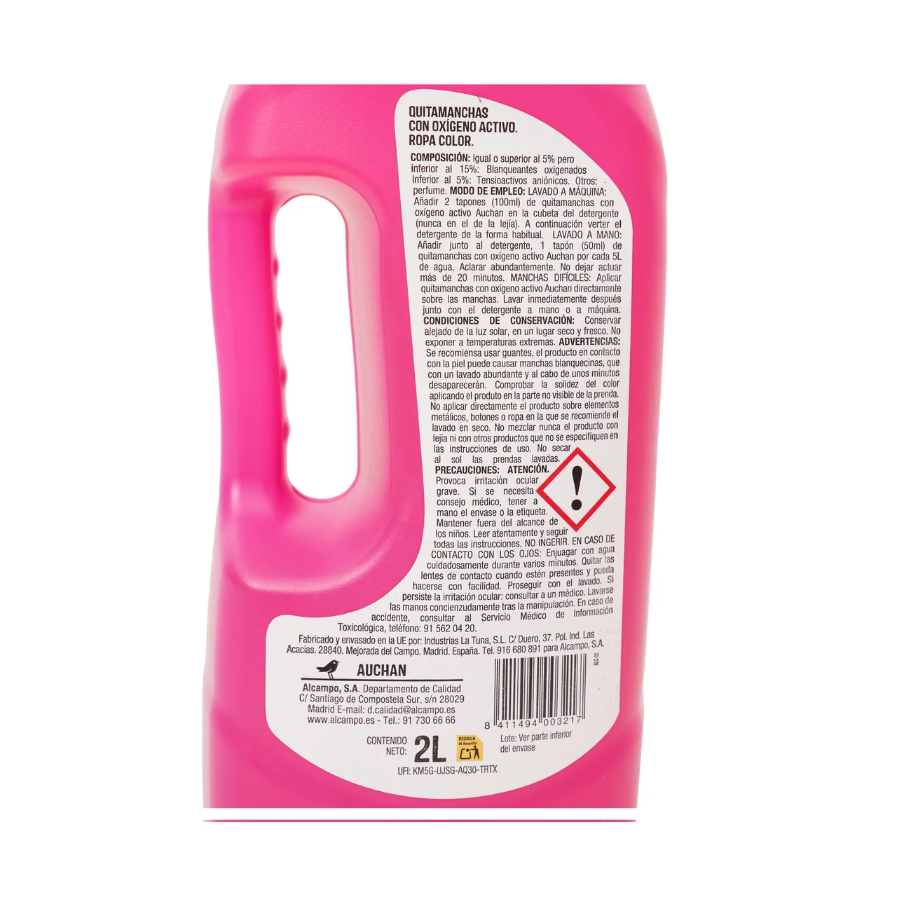 PRODUCTO ALCAMPO Activador de lavado Color 2l.