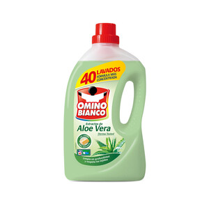 OMINO BIANCO Detergente líquido para lavadora con aloe vera OMINO BIANCO 40 lav.