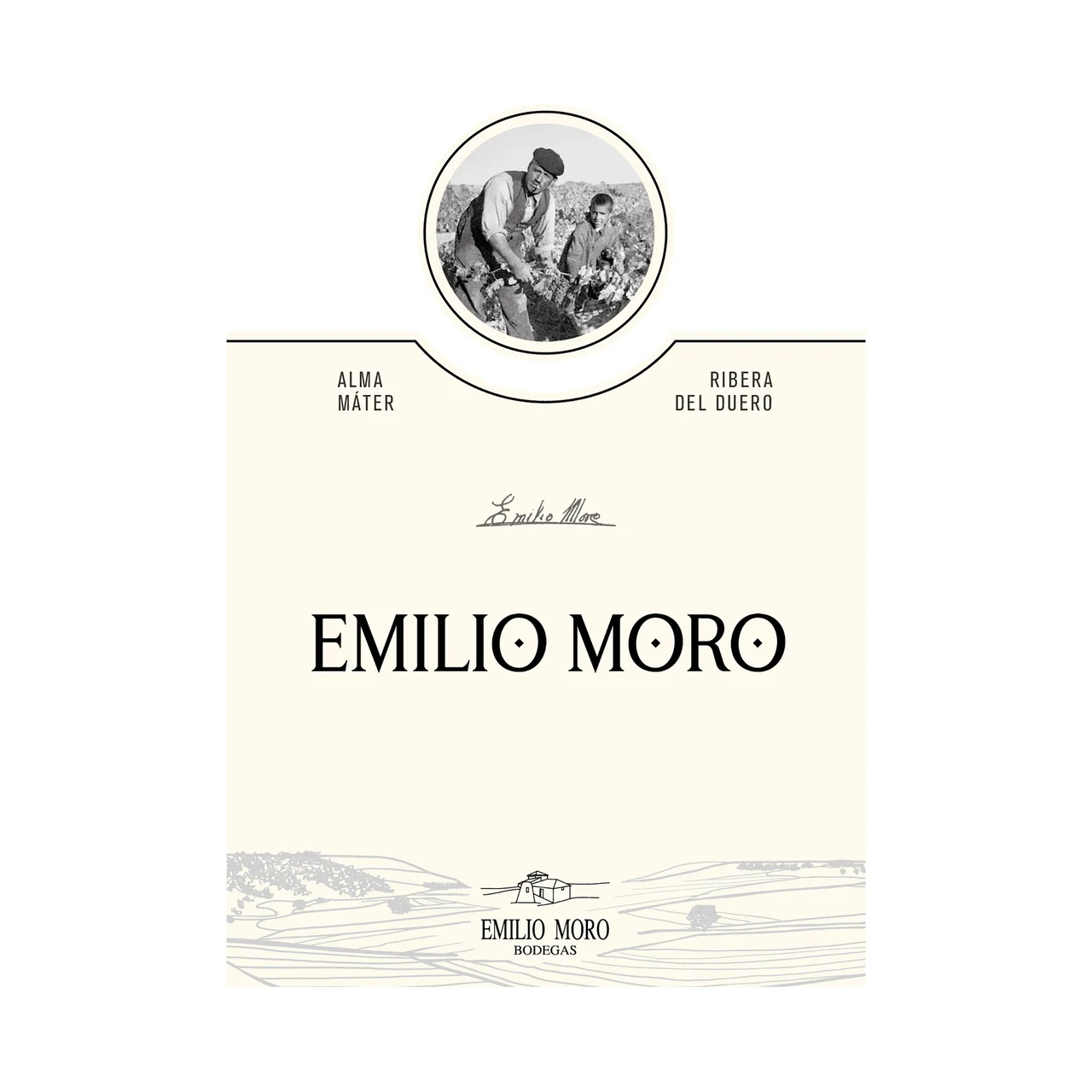 EMILIO MORO Vino tinto con D.O. Ribera del Duero botella 50 cl.