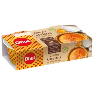 Imagen de DHUL Crema catalana elaborado al baño maria con leche recogida diariamente DHUL 2 x 100 g.