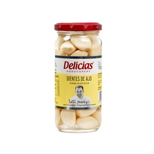DELICIAS Dientes de ajo al natural DELICIAS 150 g.