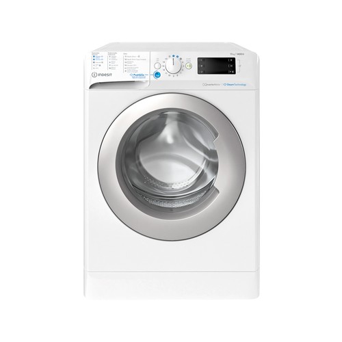 Lavadora INDESIT BWEWSVSPT 11KG, color blanco, clasificación energética: A, 1200RPM, H: 85cm, A: 60cm, F: 60cm.