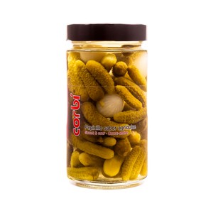 Imagen de CORBI Pepinillos sabor anchoa 180g