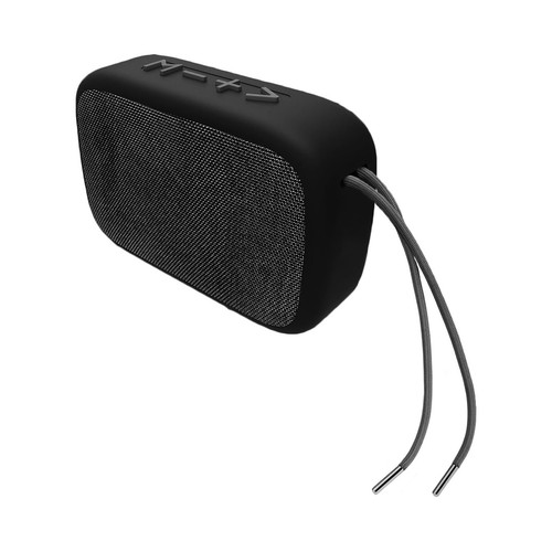 Mini altavoz QILIVE Q.1931 por batería, Bluetooth, 3W potencia, USB reproductor, lector de tarjetas MicroSD, color negro.