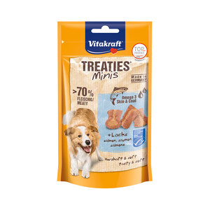 VITAKRAFT Snacks para perro Treaties Minis de Salmón con omega 3 VITAKRAFT 48 gr.