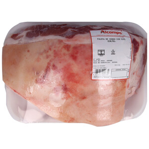 Abanico de paleta con piel