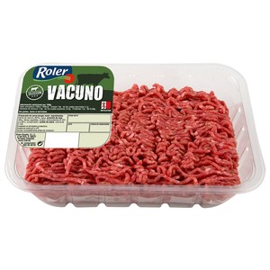 Imagen de Bandeja de preparado de carne picada de vacuno, elaborada sin gluten ROLER 800 g.