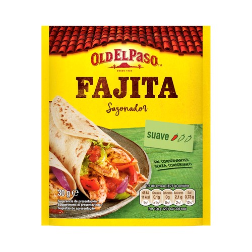 Sazonador para fajitas OLD EL PASO 35 g.
