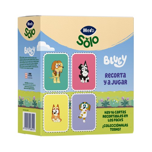 HERO Solo Bolsitas de fruta (plátano, fresa y manzana) a partir de 12 meses 4 x 100 g.