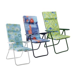 Imagen de Tumbona plegable de acero con 5 posiciones, EREDU.