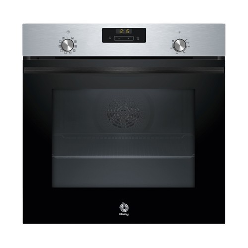 Horno multifunción BALAY 3HB4131X3 Inox, capacidad: 71L, A+, A: 59,5cm, H: 59,4cm, F: 54,8cm.