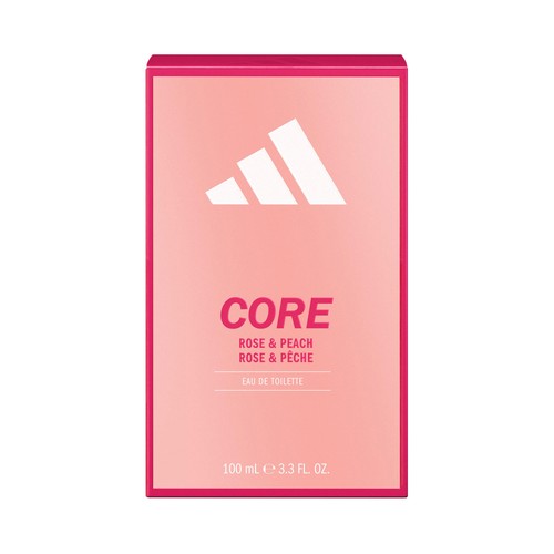 ADIDAS Core Eau de toilette (agua de colonia) para mujer con aroma a rosa y melocotón 100 ml.