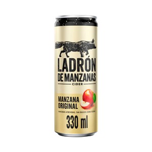 Imagen de LADRÓN DE MANZANAS Cider de manzanas dulces y ácidas lata 33 cl.