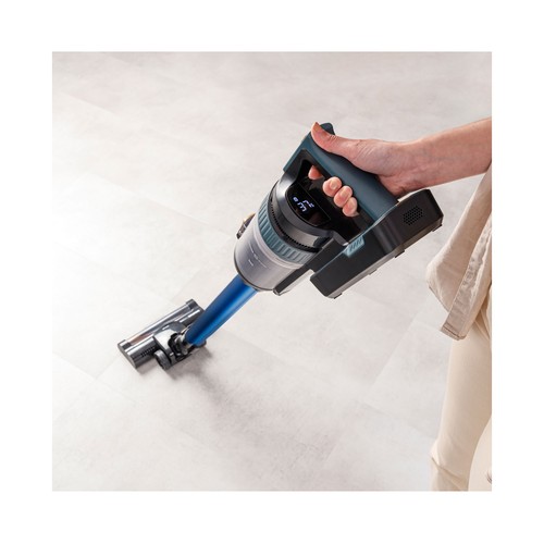 Aspirador escoba sin cable TAURUS Homeland Animal HVCA7296B, color azul, Depósito de 600 ml desmontable y lavable, 165W.