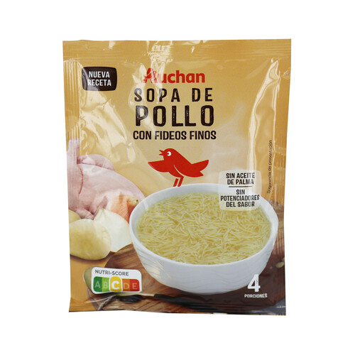 PRODUCTO ALCAMPO Sopa de pollo con fideos 72 g.