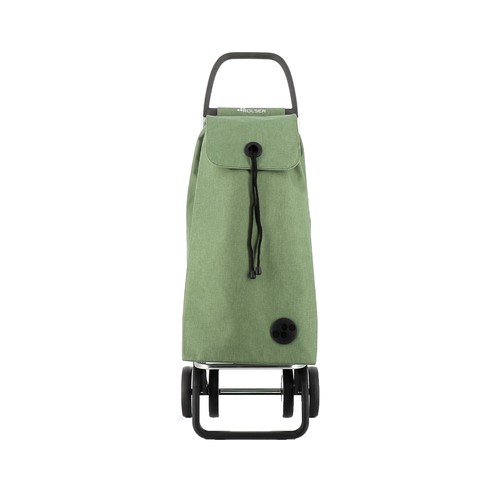 Carro de compra con chasis de aluminio con bolsa y 3 bolsillos, capacidad de 43 litros, ROLSER Max Tweed.