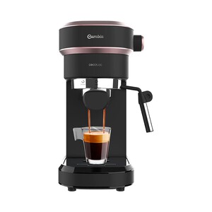 Cafetera espresso CECOTEC Cafelizzia 890 Rose, presión 20 bar, vaporizador, Modo Auto 1-2 cafés, calienta tazas.