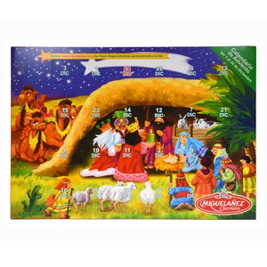 Imagen de MIGUELAÑEZ Calendario de Adviento de chocolate 75 g.