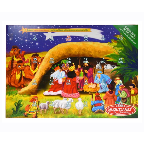 MIGUELAÑEZ Calendario de Adviento de chocolate 75 g.