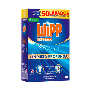 Imagen de WIPP EXPRESS Detergente en polvo para una limpieza profunda 50 lavados.
