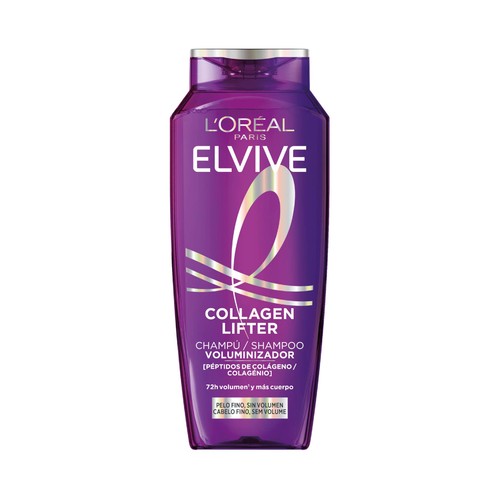 ELVIVE Collagen lifter Champú voluminizador para cabellos finos y sin volumen 400 ml.