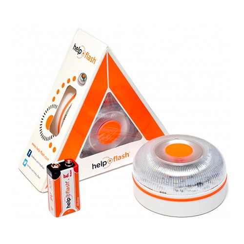 Luz emergencia dispositivo de señalización para coche y moto, HELP FLASH V-16.