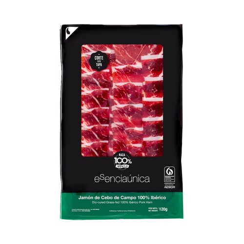 COVAP Esenciaúnica Jamón de cebo de campo 100% raza Ibérica 120 g.
