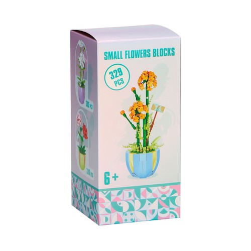 Construye tus Flores, modelos surtidos 305, 329 o 330 pcs +6 Años SNC