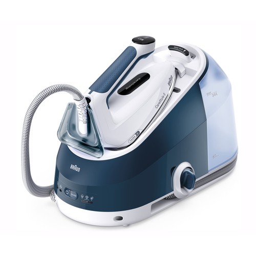 Centro de planchado BRAUN Carestyle 5 IS5245BL, suela Freeglide 3D Eloxalplus, 2400W, 7 bares de presión.
