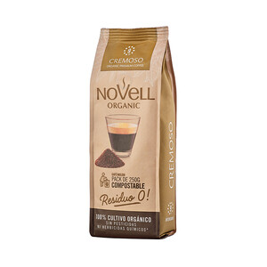 Imagen de Novell Organic Café molido compostable cremoso, de cultivo ecológico 250 g.