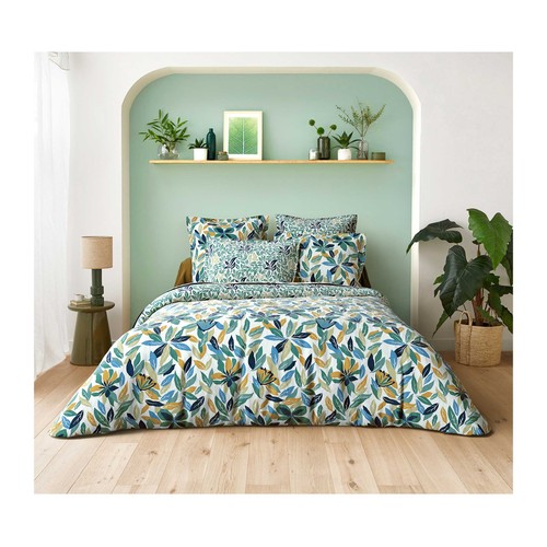 Funda nórdica 105cm recycled polyalg, diseño Brumes Vegetales Tank 3 Home Sweet Home. ACTUEL