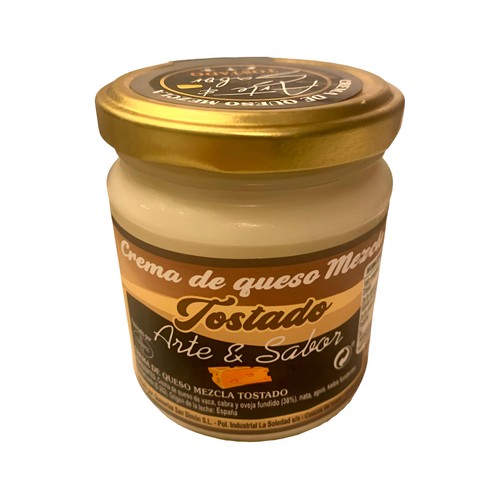 ARTE&SABOR Crema de queso mezcla (vaca, cabra y oveja) 175 g.
