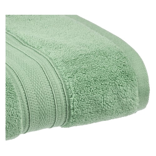 Toalla baño 100x150cm 500gr, 0 torsion, 100% algodón woven color verde. ACTUEL