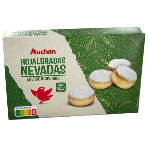 PRODUCTO ALCAMPO Hojaldradas nevadas en envases individuales 410 g.
