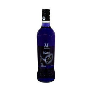 Licor de mora sin alcohol botella 70 cl.