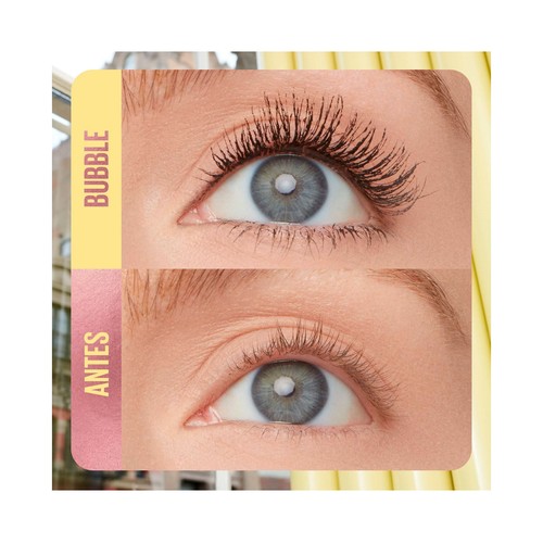 MAYBELLINE Colossal bubble waterproof tono black Máscara de pestañas efecto volumen.