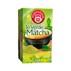 POMPADOUR Té verde con Matcha, 20 uds..35 g.