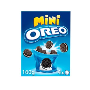 Imagen de OREO Galletas Mini de cacao rellenas de crema de vainilla 160 g.