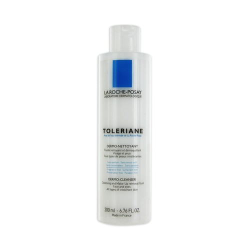 Dermo limpiador fluido cara y ojos LA ROCHE POSAY TOLERIANE 200 ml.
